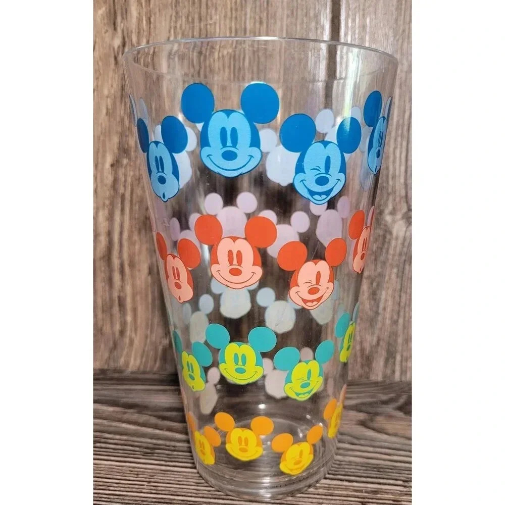 Disney Mickey Mouse Cups/Tumblers, Plastic with colorful Mickey Mouse Faces. - Picture 3 of 6